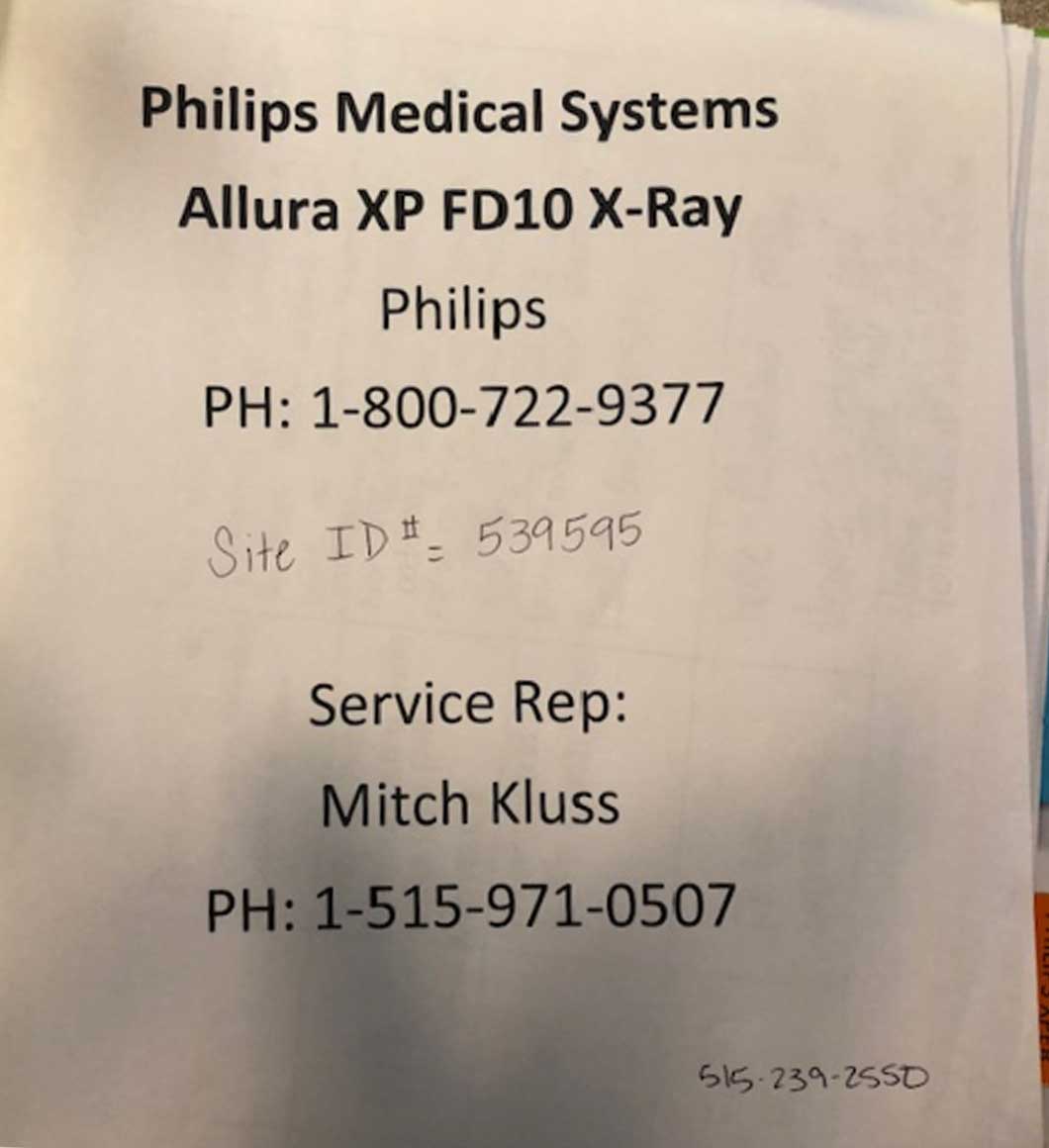 2006 Philips Cardiac/Vascular Lab Allura Xper FD-10